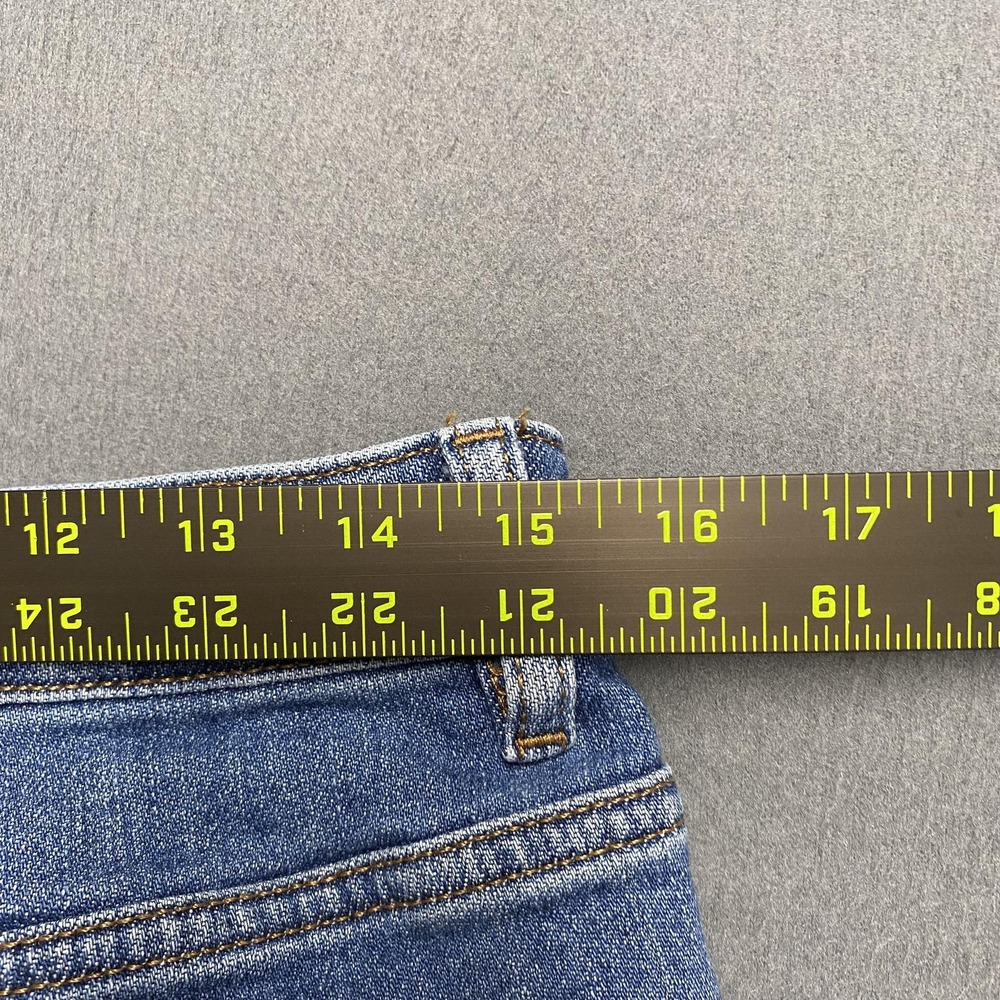 J. Jill Jeans Womens 6 Petite Blue Relaxed Boyfriend Denim Stretch Medium Wash - Picture 13 of 15